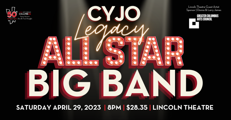 jazzartsgroup's tweet photo. We are 2 weeks away from our final Lincoln Theatre series concert! Join us for the CYJO Legacy All-Star Big Band with all your beloved Columbus Youth Jazz musicians. Visit https://t.co/hjmrOmfauH for tickets. https://t.co/CbNR2n16r7