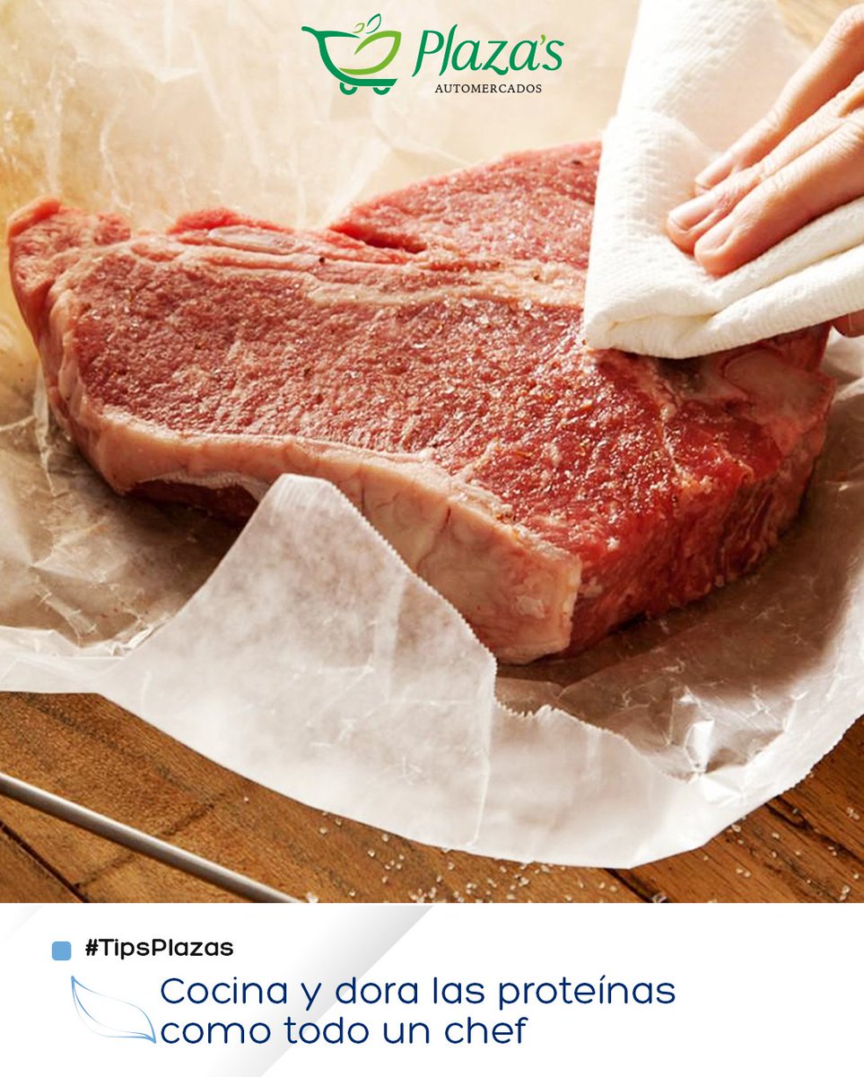 elplazas's tweet photo. Cocina y dora las proteínas como todo un chef

Para lograrlo, solo debes secar y retirar todo el líquido con una toalla de papel, de esta manera el resultado final será una carne crocante, dorada y jugosa pero en especial con mucho sabor.

#TipsPlazas https://t.co/fdC4RKcppq