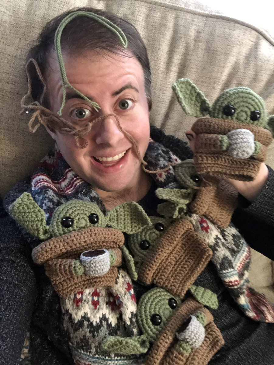 malamentary's tweet photo. For the most part I’m doing okay, but part of why I’m back on here is to let folks know that and to say that I still have a few of the Baby Yoda coffee cozies as well as some new cotton foraging/produce bags. All designed and created by me, a disabled, trans, queer student. https://t.co/NBDUFKo5Eo