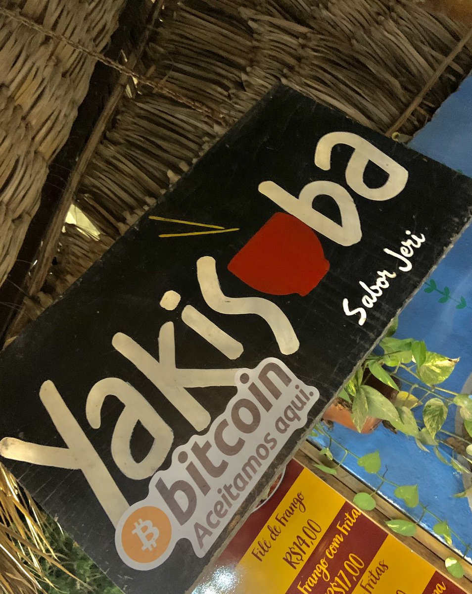 SterFonseca's tweet photo. Digital money for real food in a small village in Brazil w unpaved streets. How cool is that?!
#bitcoin #cryptobeach #jericoacoara w/ @digiwand_ https://t.co/oAIinT2ARZ
