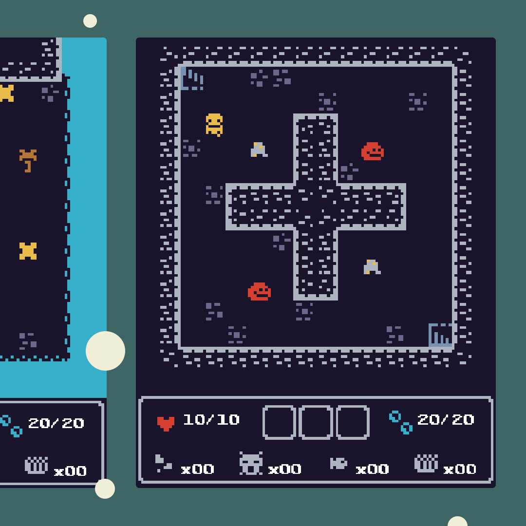 BoredParamecium's tweet photo. Eternal Tides is a game I created for a game jam at my college! Each participant had a different theme, and mine was "Oceans of Eternity", which was quite unique.

It was my first attempt at a """rogue-like""", maybe I'll try to make another soon. 🤔

#godotengine #tbt #gamedev https://t.co/hZ37LPPKxw