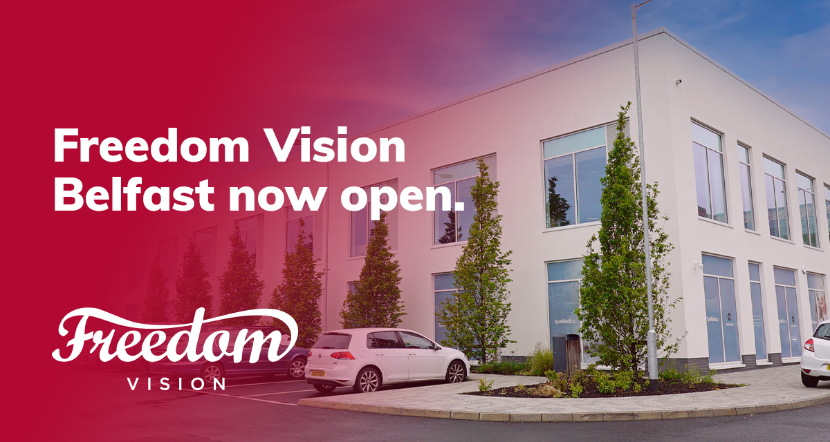 FreedomVisionUK's tweet photo. Our Belfast hospital is open and ready to welcome private patients! Specialising in cataract surgery and YAG laser capsulotomy, Freedom Vision offers treatment plans tailored to you and your lifestyle. Get in touch now to book your free consultation. https://t.co/X7iF0RaxRy https://t.co/I28wnDC3rT