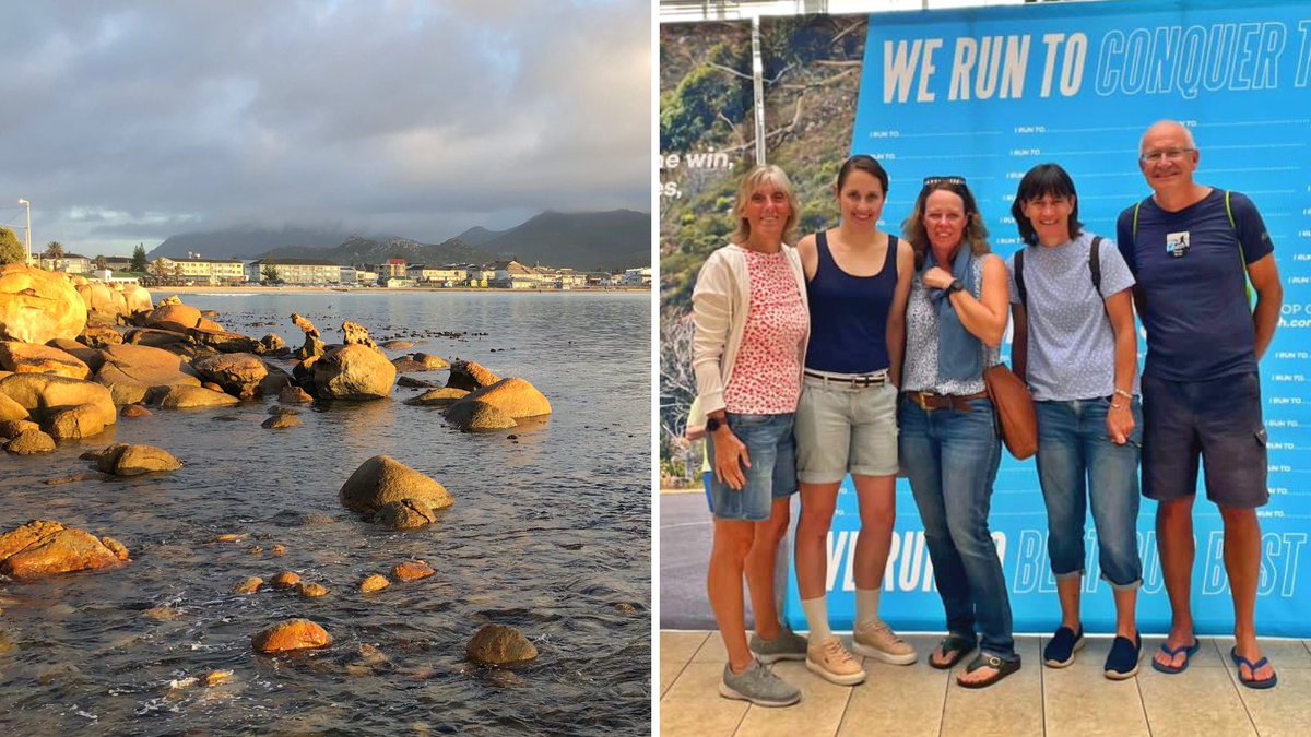 JulieRusmith's tweet photo. And……we are back In fabulous Cape Town for Two Oceans Marathon 2023⛰️ Can’t wait for the boom of the whale gun to signal the start of the race on Saturday morning🏃🏻‍♀️😎 #conquerthecurrent #TOM #hoka #lockdownrunners #fortheloveofrunning https://t.co/0PRZCCLRHj