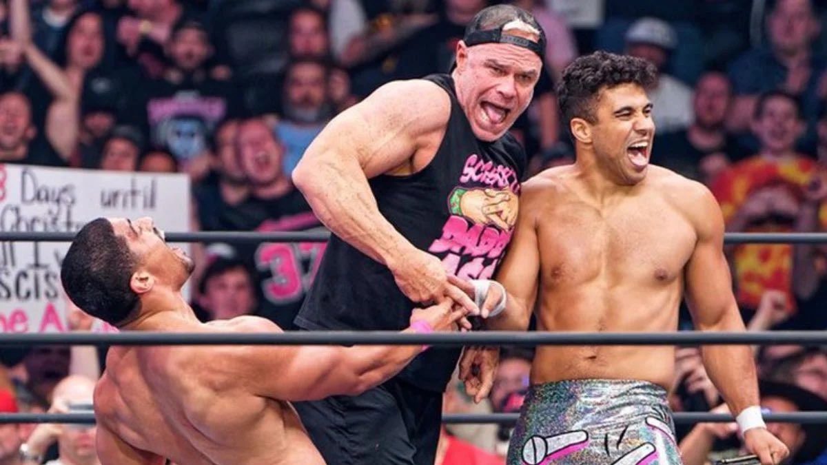 DorbyAllen's tweet photo. WWE using Legends 

Vs 

AEW using Legends https://t.co/eP6sZTpiqM