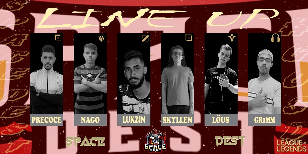 space_dest's tweet photo. BOA NOITE GALERINHA!!
HOJE TEM ESTREIA na @empoligaoficial Major Ascender e aqui estão os guerreiros que irão nos representar nesse split!
#GOSD
🔝@prec0celol
🌲@1nagow
🧙@Lukz1nNn
🏹@Skyllen24
🚑@LousAUC
📋@AndreGr1mm https://t.co/FgGqJ0O5Hp