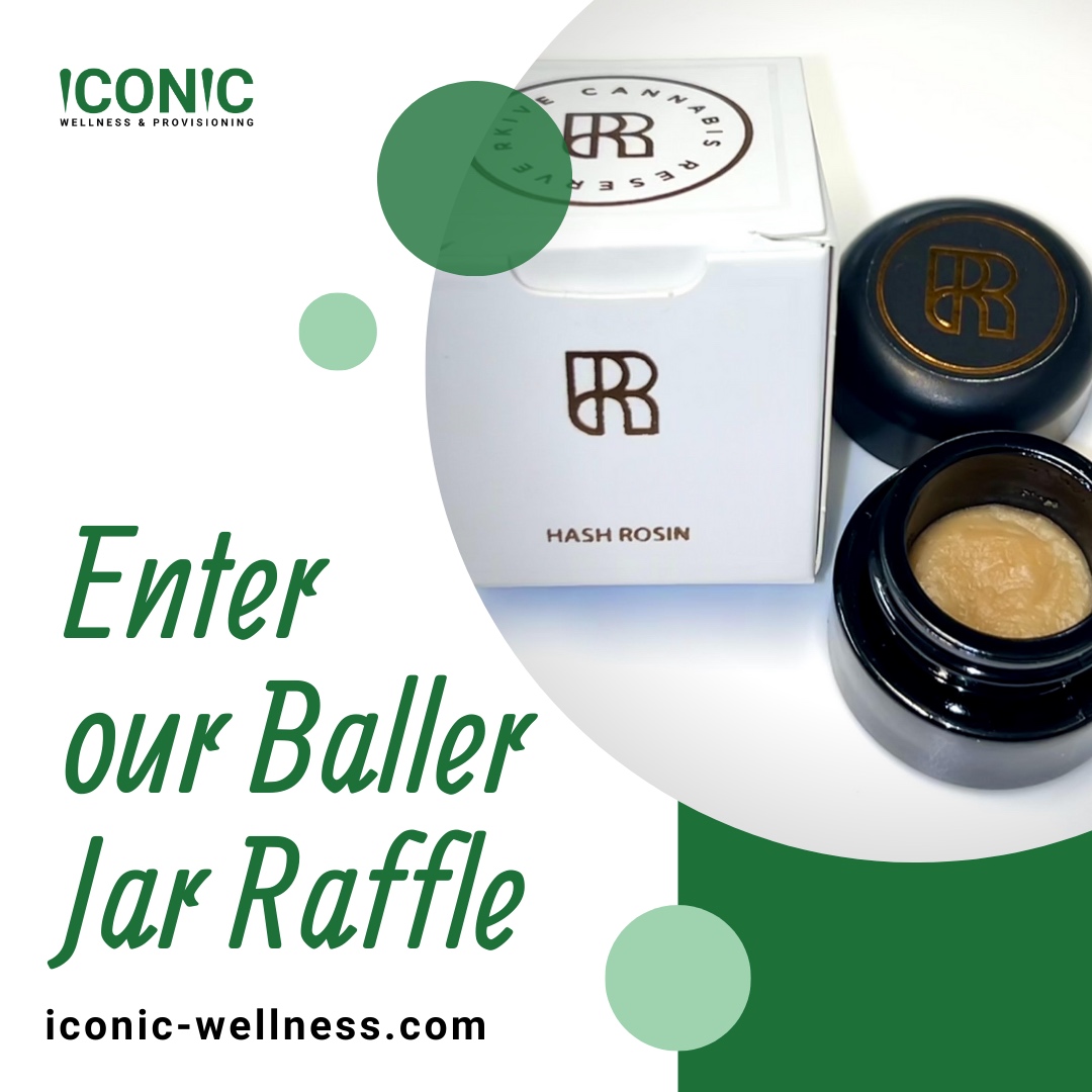 wellness_iconic's tweet photo. It's raffle time at Iconic Wellness! 🎟️ Get ready to win big with our Baller Jar giveaway until April 19th. Every customer and patient who makes a purchase will be entered so collect your raffle ticket today. Good luck!

#iconicwellness #raffle #raffleticket #michiganders https://t.co/7WhZrxLMSs