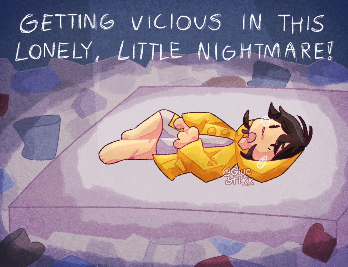 GlueStikk's tweet photo. lyrics by rockit music’s “little nightmare”
—————————————————
#LittleNightmares #LittleNightmares2 https://t.co/qeAdvVZOle