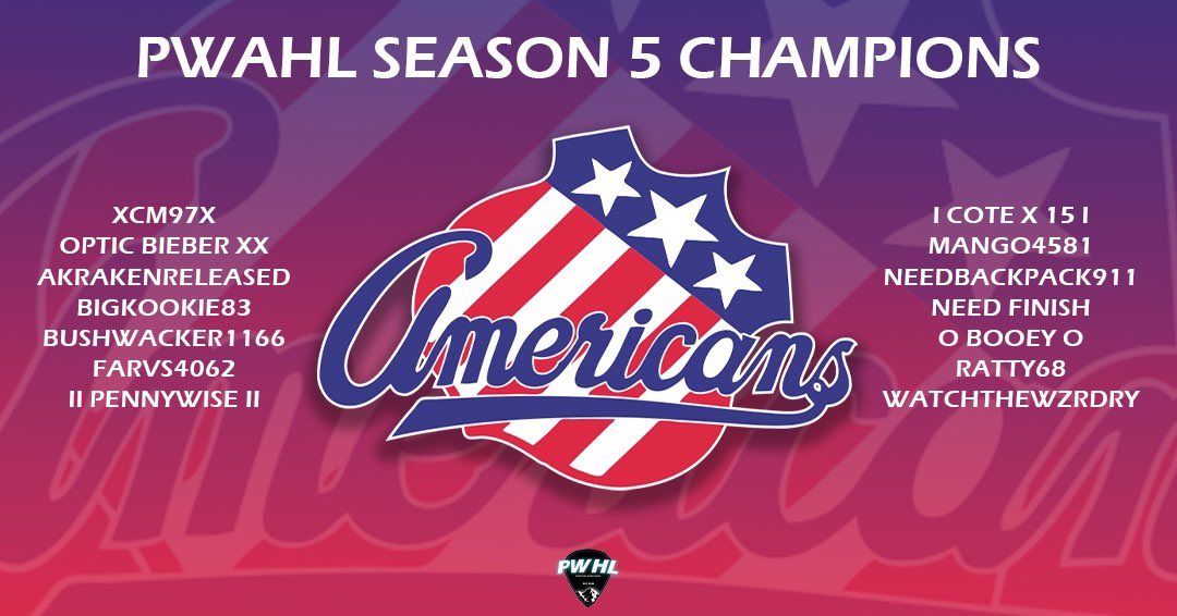 Congrats to our AHL Season 5 Champions, the Rochester Americans!
