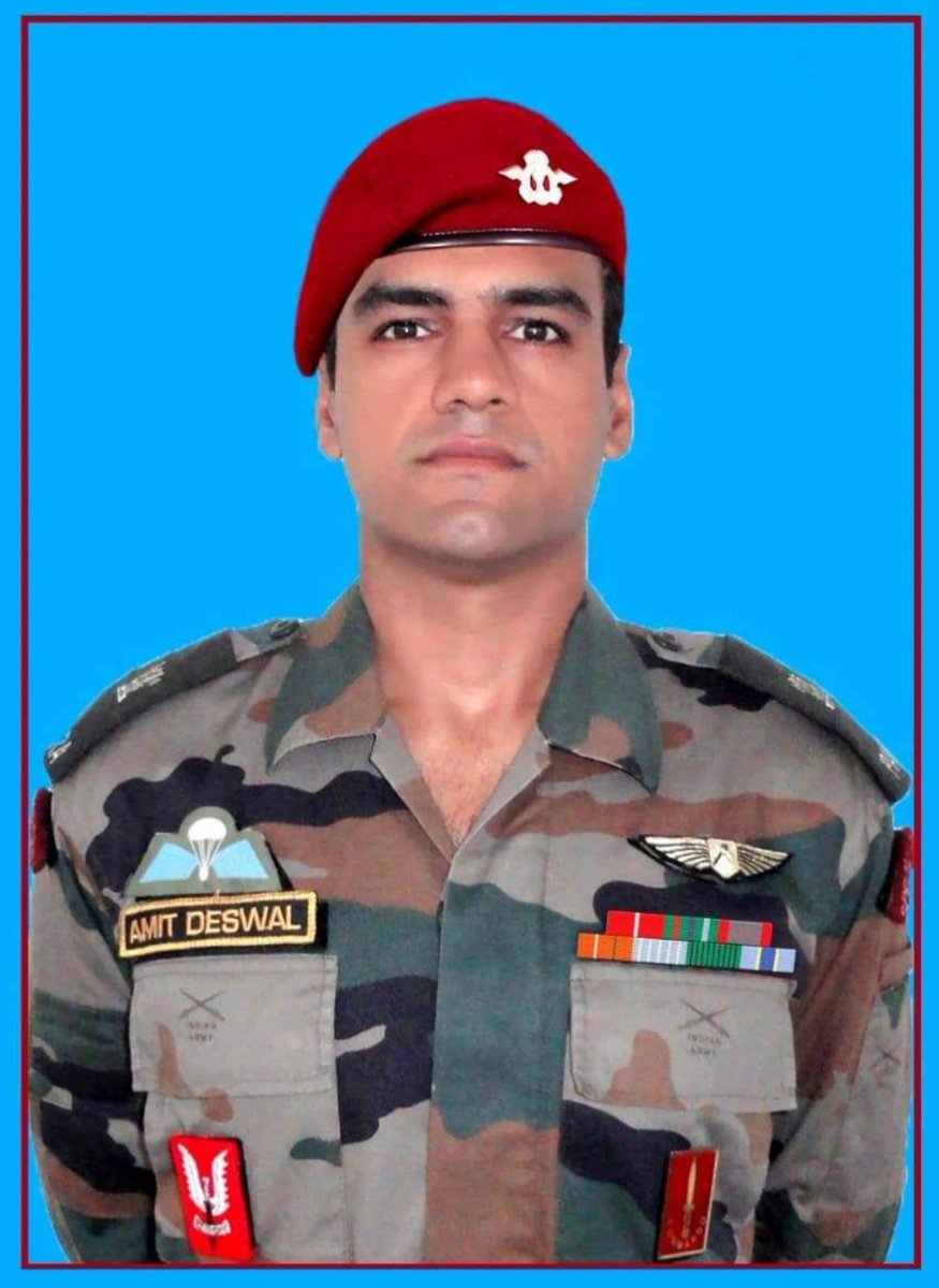 JATs_Land's tweet image. जाट शहीद 
1.कैप्टन पवन कुमार खटकड़, गांव बधाना, जींद, हरियाणा 
शौर्य चक्र,10 PARA (SF)

जाट शहीद
2. मेजर अमित देशवाल, गांव सुरेहती, झज्जर, हरियाणा 
सेना मेडल,21 PARA (SF)
13 April 2016 को मणिपुर में उग्रवादियों से लड़ते शहीद हो गए 

#PawanKumar
#AmitDeshwal
#InternationalJatDay