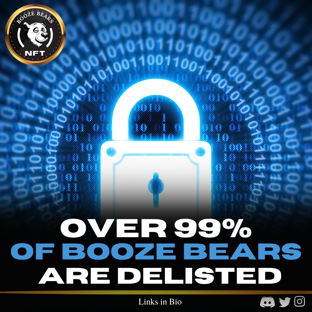 BoozeBears's tweet photo. OVER 99% of all Booze Bears are Delisted!🐻

Come join a Diamond community and get REAL UTILITY💎📈

Buy your entry into our community now!👇
https://t.co/D4XTZ9WgNI

#BoozeBears #IRLUtility #DiamondHands #NFTCommunity https://t.co/E5MJmSq8PY