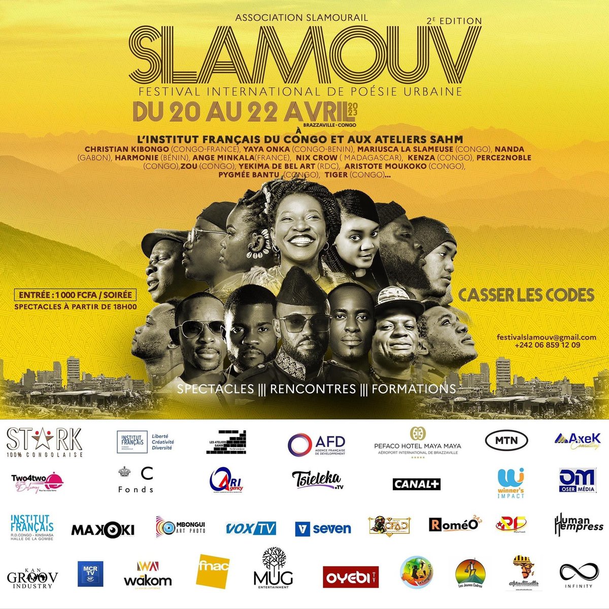 FestivalSlamouv's tweet photo. ⚜️Le @FestivalSlamouv est sur @RFIAfrique dans l’émission @DeVivesVoix avec @ParadouPascal .
⚜️Écoutez l’intervention de @Mariusca3 en cliquant sur ce lien👇🏾
👉🏿https://t.co/S2g5SzUS29
_
#RFI #festivalslamouv #slamouv #slam #de_vives_voix #Congo #Brazzaville #slameur #slameuse https://t.co/Jz3uFp5rNU