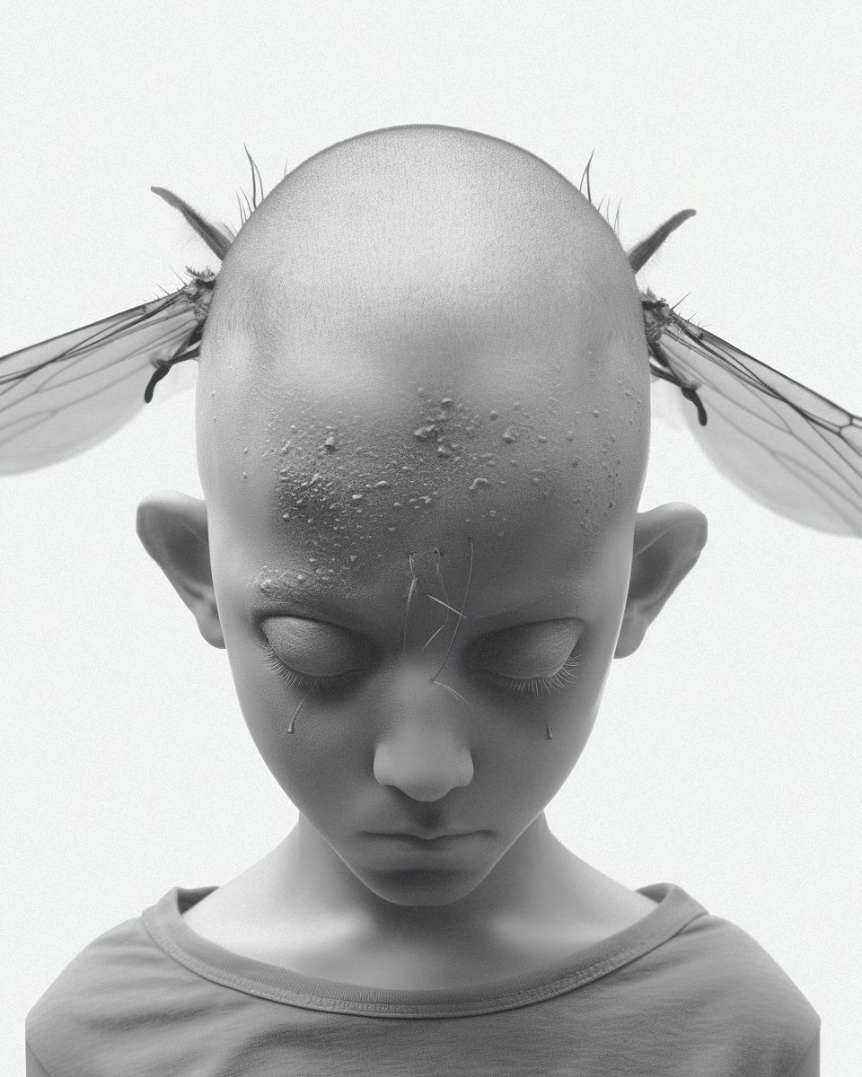 Fables_art's tweet photo. @NFTGalIery Creature #10
Once upon a time, there was a brilliant scientist who decided to experiment with human DNA and insect DNA. His experiment resulted in the creation of a boy who was half fly and half human.

Check out full collection: https://t.co/rn6B5wXSTs https://t.co/jQShyyp6Wc