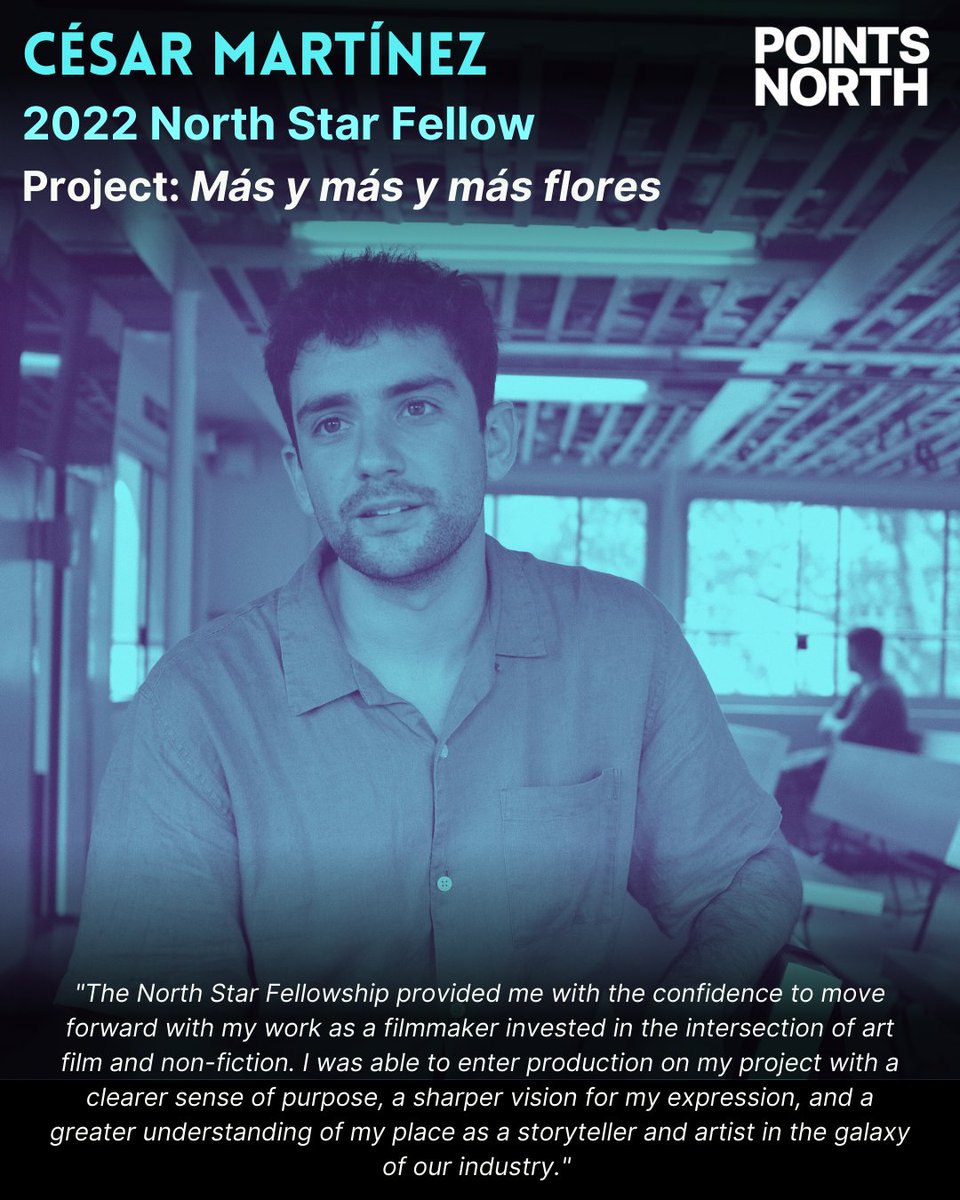 Fellow Feature! César Martínez: North Star '22

Don't miss your chance to partake in the fellowship open for apps through May 8th. TUNE IN TOMORROW at 1 pm EST for our live virtual info session + Q&amp;A covering 3 of our currently open artist programs: pointsnorthinstitute.org/artist-programs