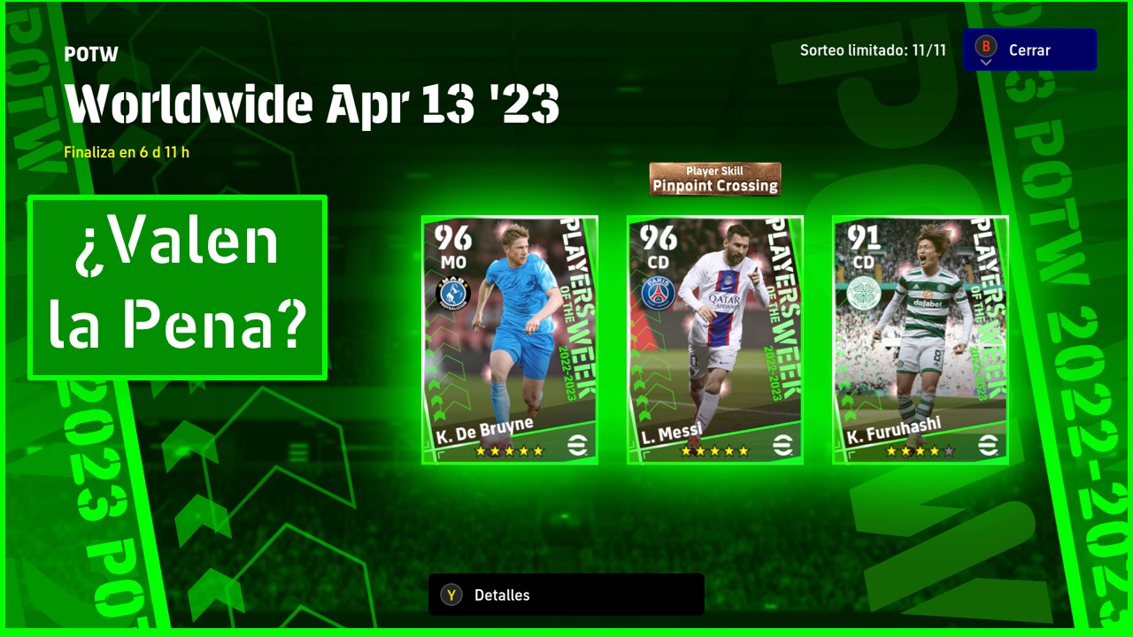 eFootball 2023 Nuevas Cartas Disponibles POTW Worldwide 13 de Abril del  23 ¿Valen la Pena? - eFootball News