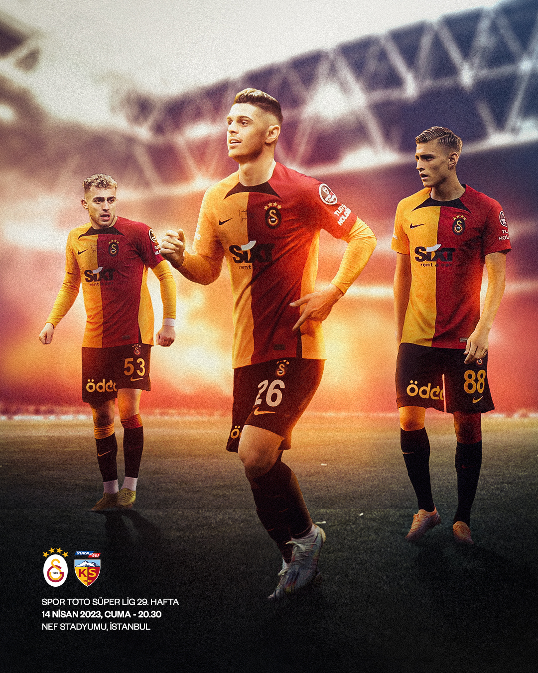 galatasaray kayseri maç afişi