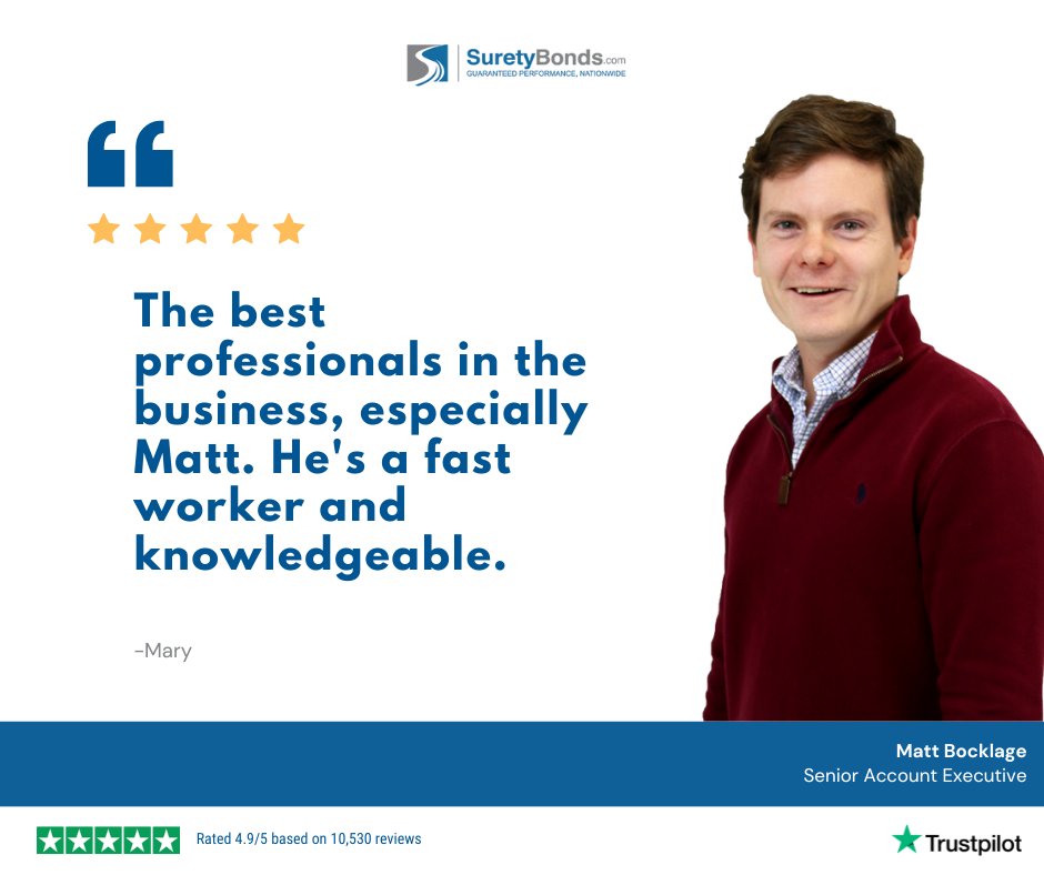 suretybonds's tweet photo. Here at https://t.co/FhSHe8ATdK, we strive to give clients a fast and easy online bonding experience. Call us at 1(800)308-4358 or visit https://t.co/FhSHe8ATdK to get a surety bond today. #SuretySquad #InnovateAndSimplify #BestTeam https://t.co/HW9OiNPDCj