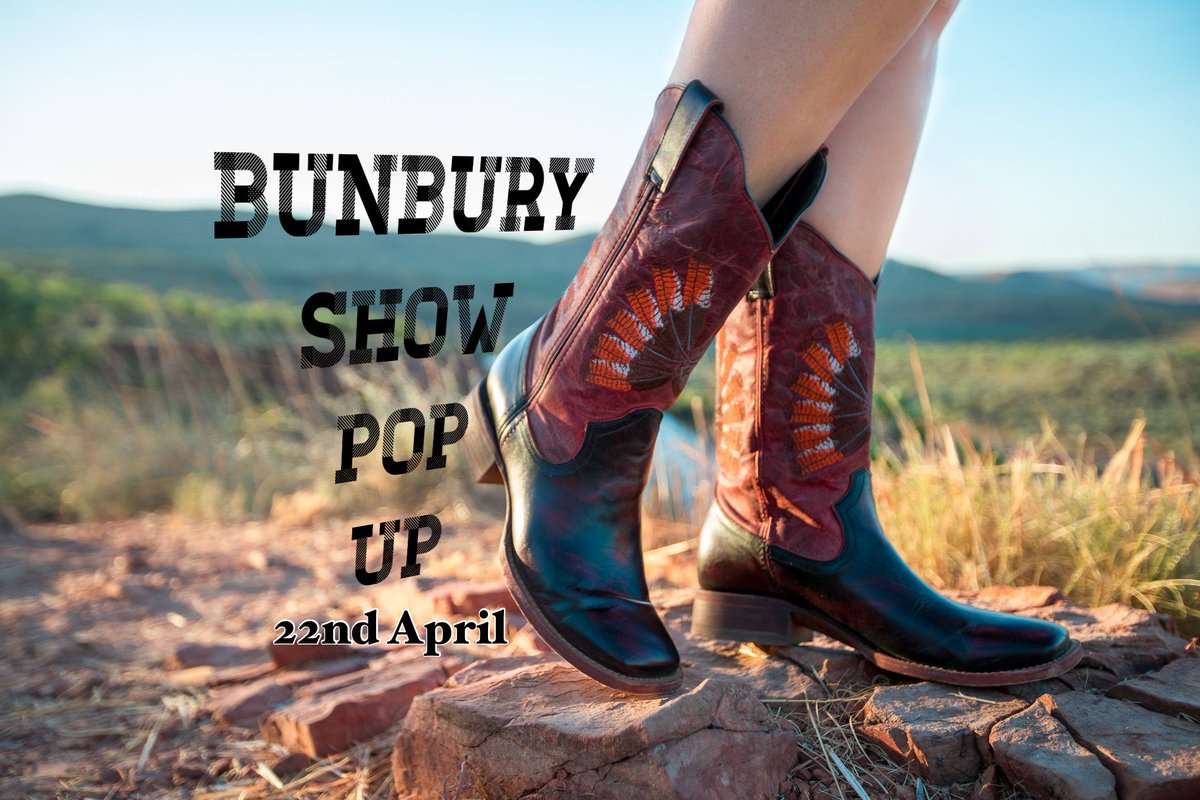 We’re off to Bunbury show with our pop up shop on the 22nd of April! 10am until 4pm #bunburywa
