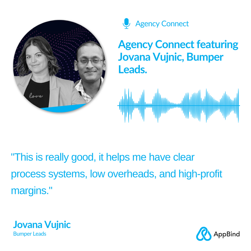 🙌 Jovana Vujnic from Bumper Leads joined us at the Agency Connect podcast.
 
Thank you Jovana for your candid and honest story at another Agency Connect podcast! 

▶️ Watch the full video of our podcast here: youtube.com/watch?v=3K0rrb…

#AppBind #BeAGuest #AgencyConnectPodcast