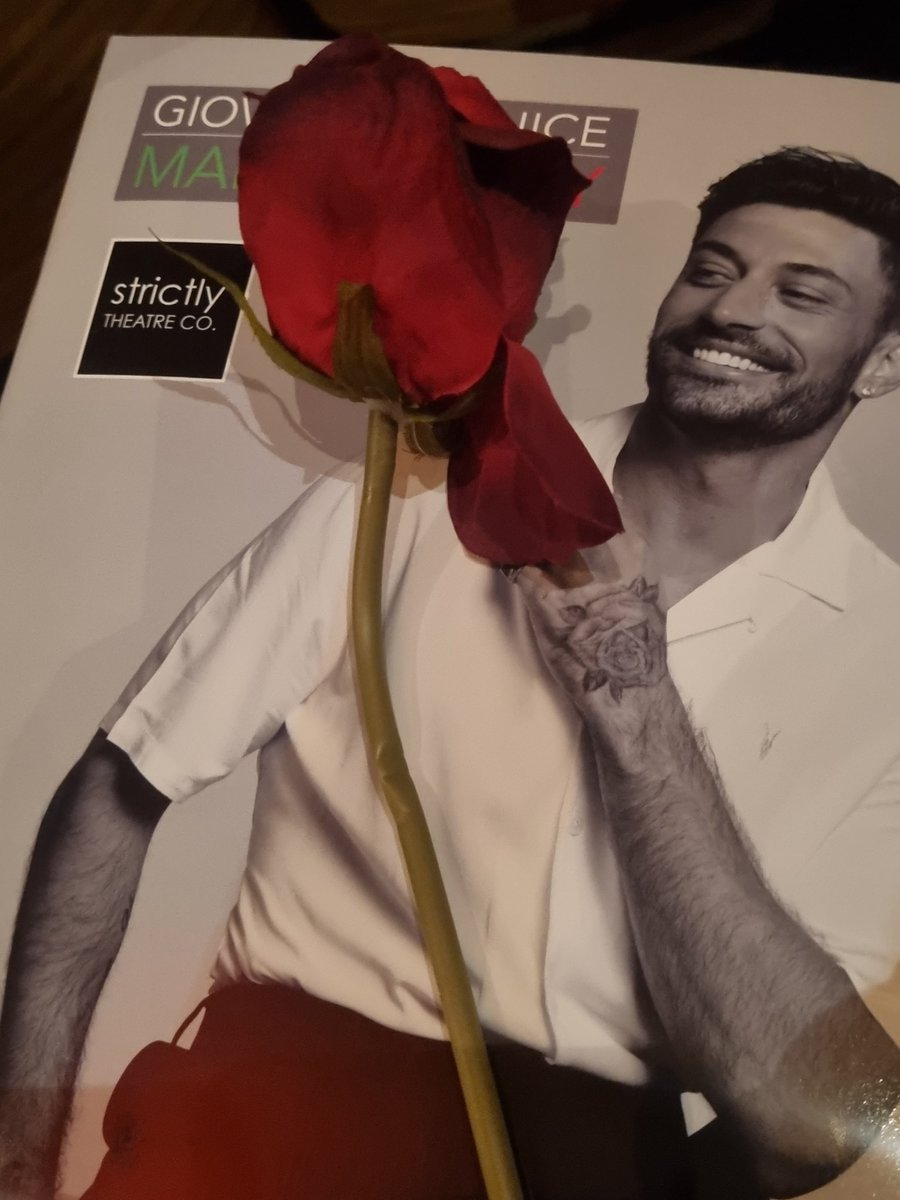 Best show ever @pernicegiovann1 The whole cast and crew were phenomenal. Already booked for next year 😊 What scent is on the rose I was lucky enough to get? Heavenly