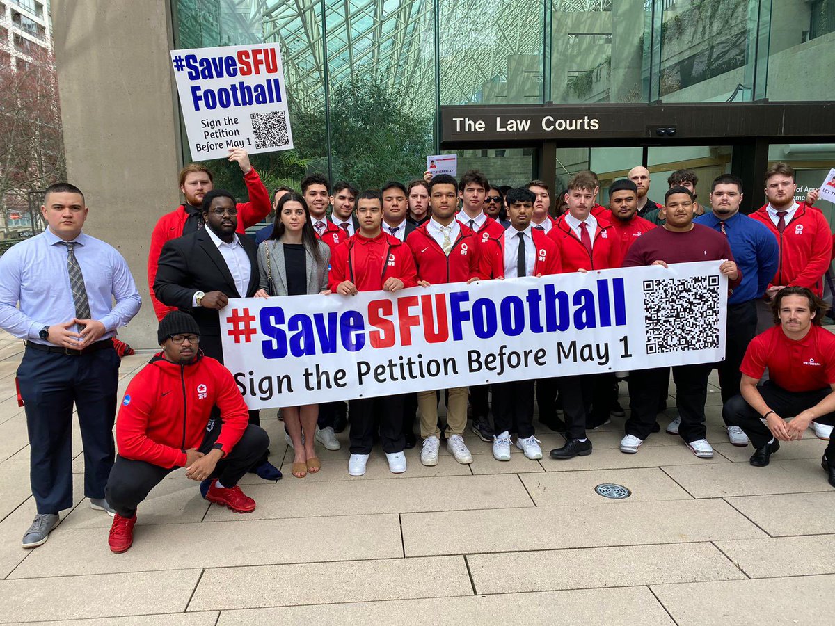 GlavasDyson's tweet photo. #SaveSFUFootball https://t.co/Ff6SOIEb06