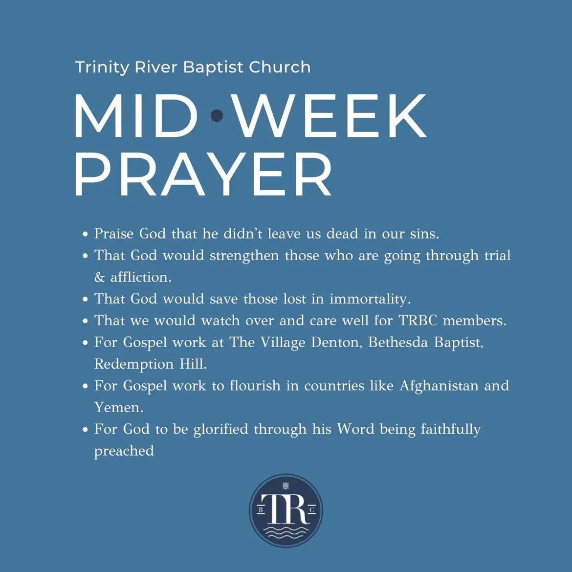 Trinity River Baptist Church tweet media