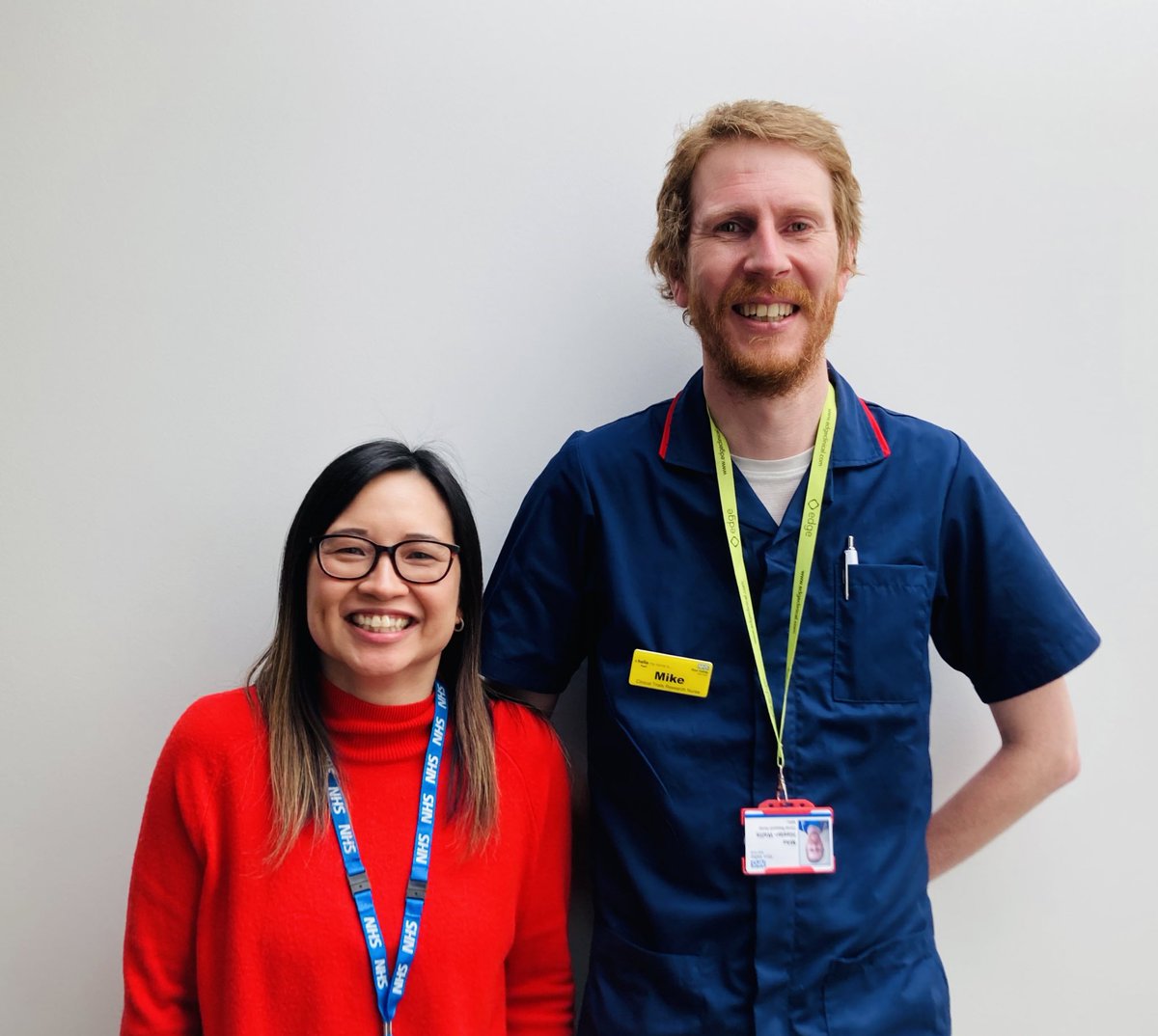 Mike (research nurse) and Wei May (data officer) have recently joined the Clinical Trials team at WVT - both working on a wide range of trials across specialities. Welcome to the team! @MapMikeWallis 
#amazingwvtstaff #bepartofresearch #nihr #clinicalresearch