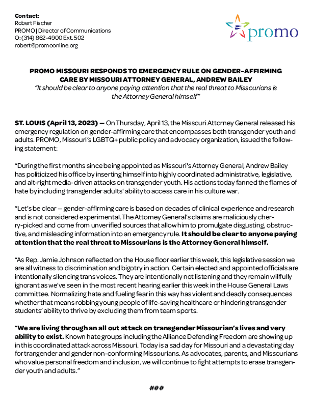 _imPRessive_'s tweet photo. "In an effort to protect children..." 

If this were the case, @AGAndrewBailey, you'd have listened to the 700+ Missourians who showed up at your doorstep last week. You'd have listened to every major U.S. medical association. Instead, you choose to remain willfully ignorant. https://t.co/CxwSZU3hOU