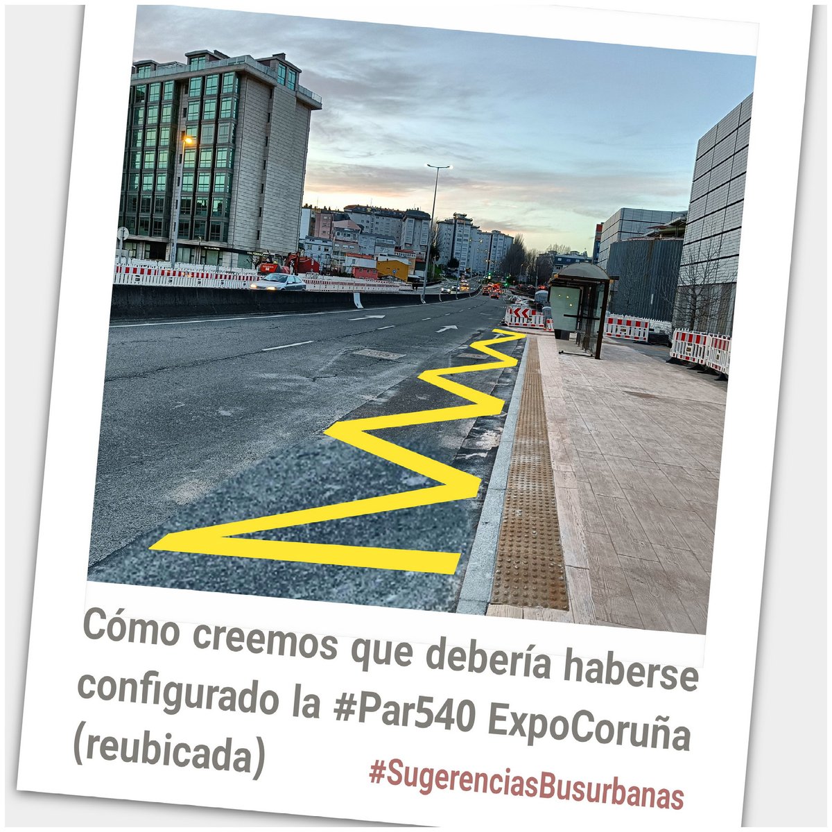 BlogBusurbano's tweet image. Todos son tan amables que nos facilitan exponer opiniones, pero a posteriori.
Nos entretiene elaborar planteamientos de mejora, habitualmente ignorados en origen.

Post sobre la reubicación de la
#Par540 #Lín5 a #ExpoCoruña
¿Podía haberse hecho "bien"...?
busurbano.blogspot.com/2023/03/cabece…