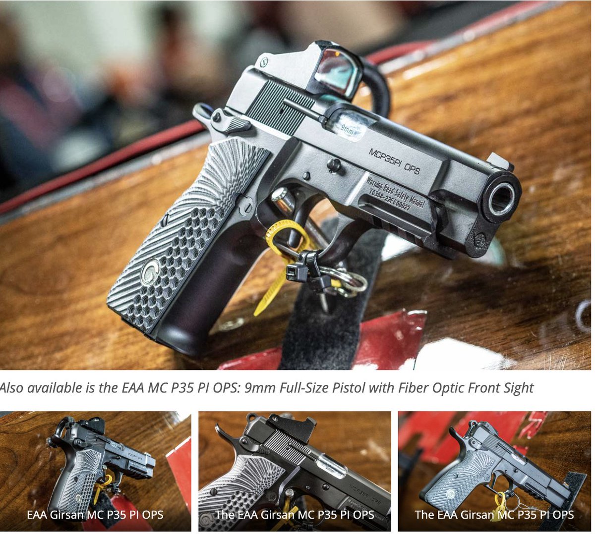 🔥 EAA Introduces Compact and Affordable Custom 1911 Handguns: The #EAA #Girsan MC P35 PI and Girsan MC P35 PI OPS | #GunBroker
🔥 Watch Video: bit.ly/3ROD06C