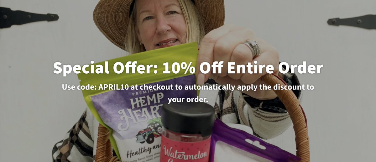 SPECIAL OFFER --> 10% Off Entire Order! Use code: APRIL10 at checkout to automatically apply the discount to your order.  fingerboardfarm.market

#CBD #CBDProducts #Coffee #Edibles #CBDOils #VisitFrederick #FrederickMD #CannabisCommunity #Leafly #FarmHer #hemp #cannabislife