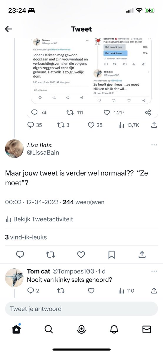 LissaBain's tweet photo. Als je denkt dat dwang onder kinky sex valt 🤦🏾‍♀️ https://t.co/q4FQe6zc4A