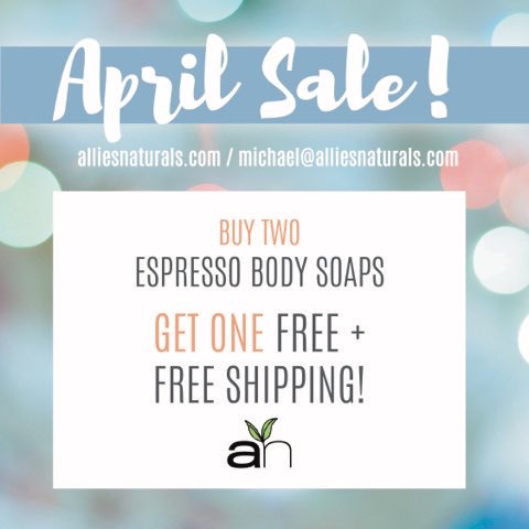 Espresso Body Soap - the perfect wake up for your skin. ☕️

On sale this month, buy 2, get 1 free. Keep all 3 for yourself or give one to a special friend. 

#skincare #sale #coffeescrub