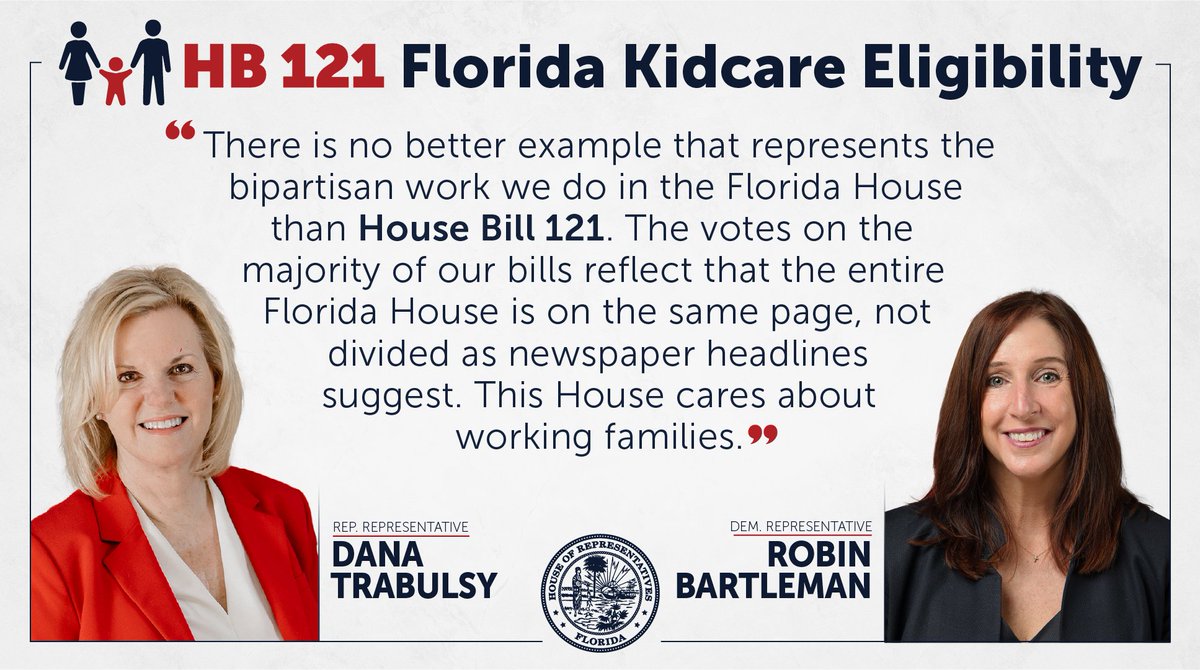 Paul_Renner's tweet photo. I am proud to stand with Representatives @Robin_Bartleman &amp; @DanaTrabulsy to support Florida's children and their families. By reforming KidCare eligibility, we are empowering families with the tools they need to help their children grow up healthy and thrive. https://t.co/NUwPDMmxAD