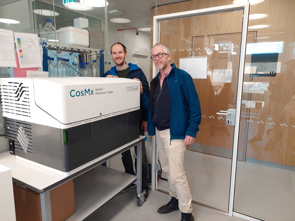 Lasse Sommer Kristensen (@kristensen_lab) on Twitter photo As part of CellX, we finally got this incredible piece of equipment from @nanostringtech. #spatial #singlecell #transcriptomics #CosMx here we come😆 <a href="/kjems_rgen/">Jørgen Kjems</a> As part of CellX, we finally got this incredible piece of equipment from @nanostringtech. #spatial #singlecell #transcriptomics #CosMx here we come😆 <a href="/kjems_rgen/">Jørgen Kjems</a>