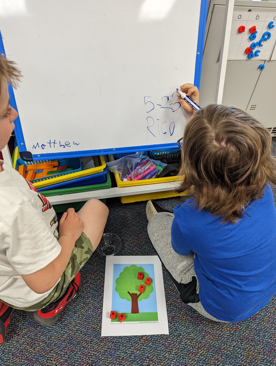 Thank you <a href="/Kathy_Riesing/">Kathy Riesing</a> for letting me see your awesome Kinders at work! Such an amazing math lesson-VNPs w manipulatives, thin slicing, differentiation, bringing it all back to the heart&amp;intent of the lesson. I loved every minute of the discovery &amp;fun of your math time!