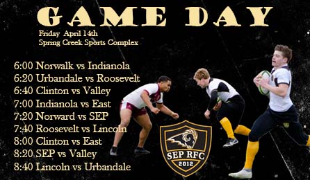 We are hosting this week at Spring Creek Sports Complex this Friday, April 14th.  Come at a see the boys take on Norwalk and Valley.  Adult admission is $5.  Students are FREE!!!