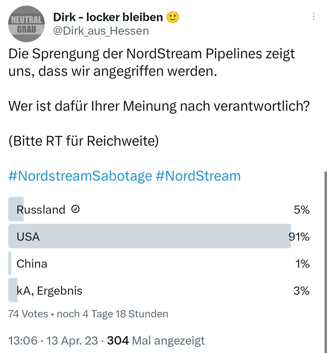 besserossi's tweet photo. #DummfragenAmAbend des 13.04.2023:

1) 😂😂🤡: https://t.co/bsAWogvKwd

2) #fckRussia: https://t.co/tEkeHLnBVz

3) #BanAssaultWeaponsNow: https://t.co/YBmRRHWJon

4) Nope: https://t.co/uMOZuJKpVO

5) #fckRussia: https://t.co/22Ou0ZPiWm

Gerne Retweet. Danke. https://t.co/PeT3Blbmr7