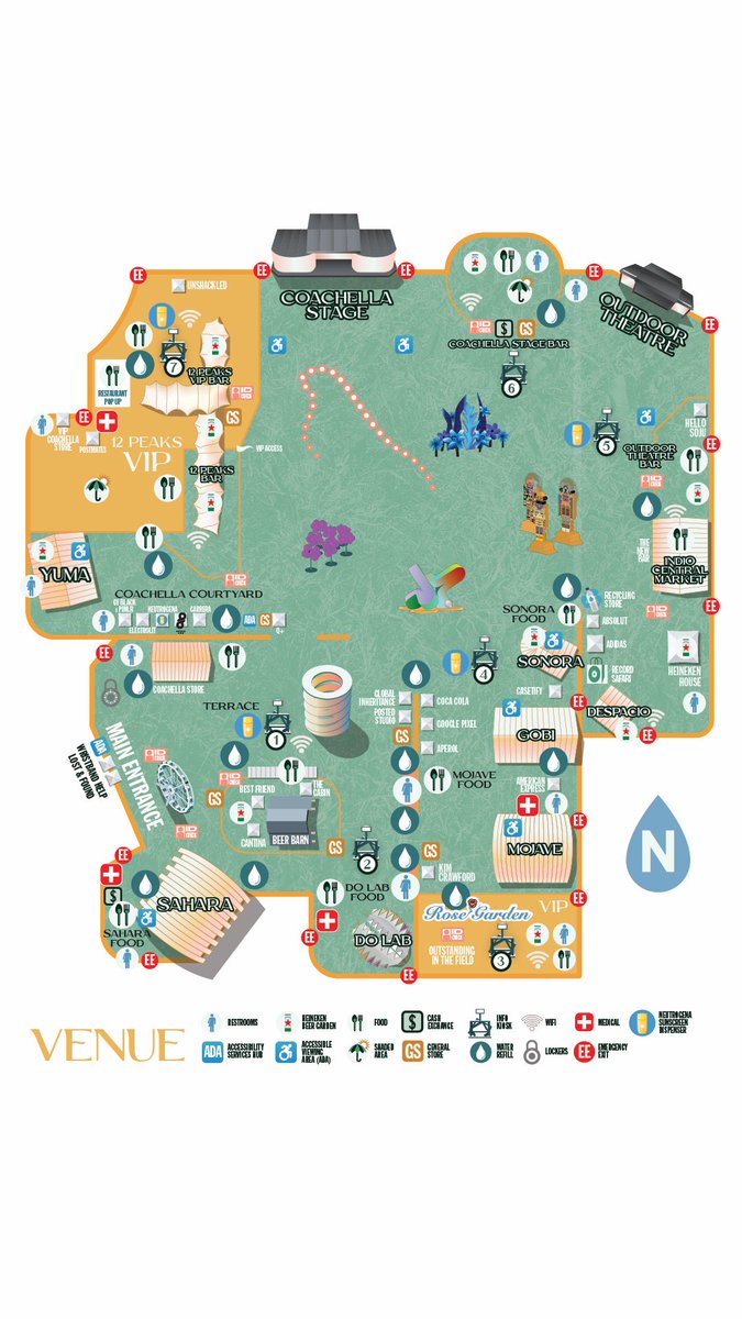 Coachella map