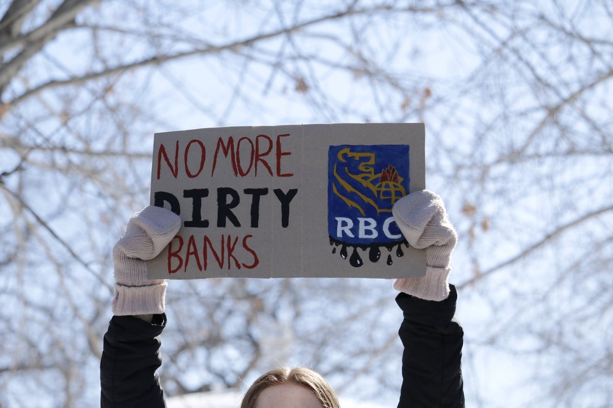 RBC now the largest fossil fuel funder in the world according to the Banking on Climate Chaos Report from @RAN—revealing RBC's financed US $42.1 BILLION in fossil fuels in 2022—continuing violence against Indigenous peoples.

Read the full Report at: stand.earth/press-releases…