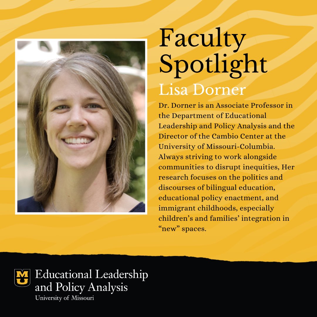 We're excited to shine a spotlight this week on one of our incredible faculty members! Meet Dr. Lisa Dorner.  To learn more about Dr. Lisa Dorner and their work, click here bit.ly/3FWgFze

#LeadLearnELPA #FacultySpotlight #AcademicCommunity