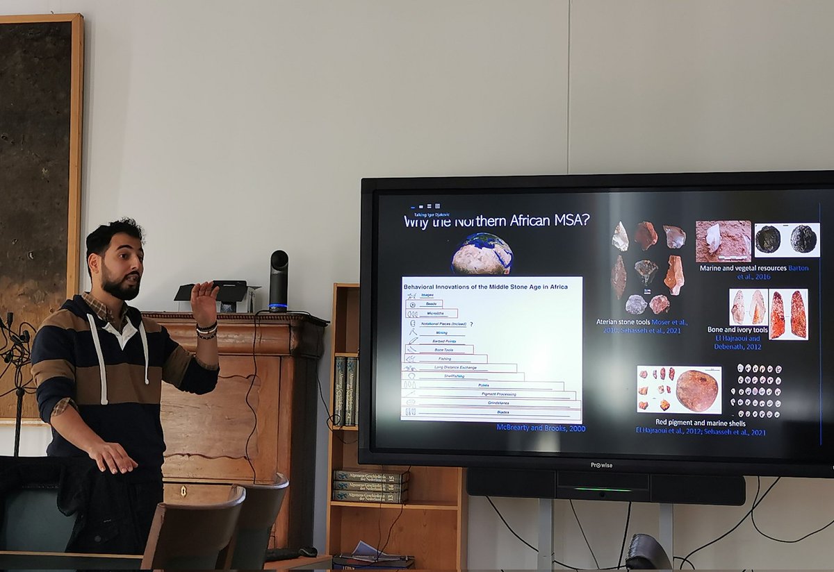 Marie Soressi (@mariesoressi) on Twitter photo Fantastic talk today <a href="/LeidenArchaeo/">Leiden Archaeology</a> by <a href="/DjellalYoussef/">DJELLAL Youssef</a> updating us of the work done on the MSA in 🇲🇦 👏👏
<a href="/jbouzouggar/">abouzouggar</a> <a href="/ABouzouggar/">Abdeljalil Bouzouggar</a>
<a href="/jmmarreiros/">João Marreiros</a> @NunofBicho Fantastic talk today <a href="/LeidenArchaeo/">Leiden Archaeology</a> by <a href="/DjellalYoussef/">DJELLAL Youssef</a> updating us of the work done on the MSA in 🇲🇦 👏👏
<a href="/jbouzouggar/">abouzouggar</a> <a href="/ABouzouggar/">Abdeljalil Bouzouggar</a>
<a href="/jmmarreiros/">João Marreiros</a> @NunofBicho