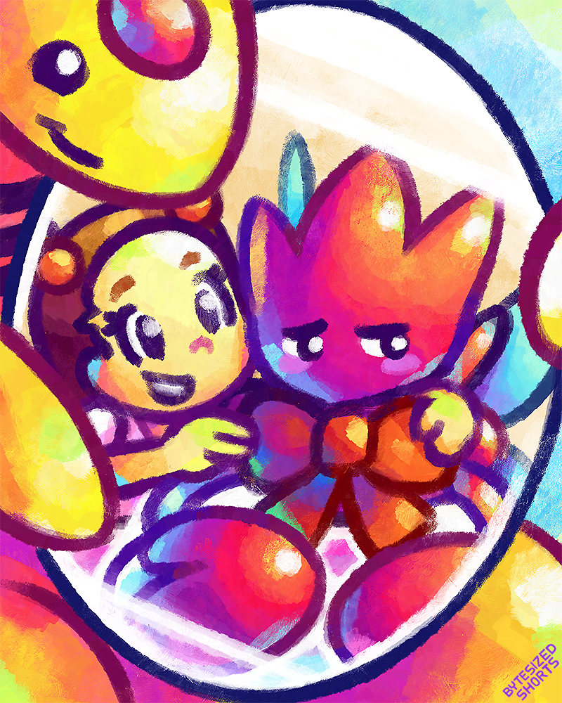 ByteSizedShorts's tweet image. Jasmine&apos;s Scizor - All dressed up and ready for his competition...

#Scizor #Ampharos #Pokemon #CuteArt