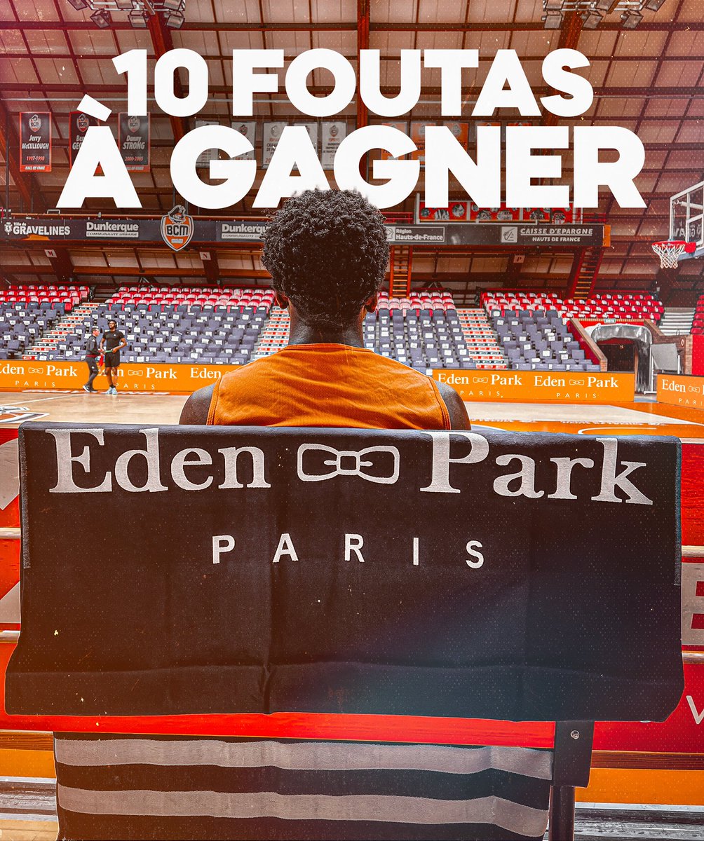 BCMBasket's tweet image. 𝗕𝗖𝗠 𝘅 𝗘𝗗𝗘𝗡 𝗣𝗔𝗥𝗞 🤝🏻

➡️ À l’occasion de BCM-@EBPLO , Eden Park ous offre la possibilité de gagner 10 foutas exclusives ! 🤯

Pour participer ⤵️

1️⃣ - Retweet ce tweet !
2️⃣ - Follow @edenparkparis 

Bonne chance ! 🍀

#TousBCM