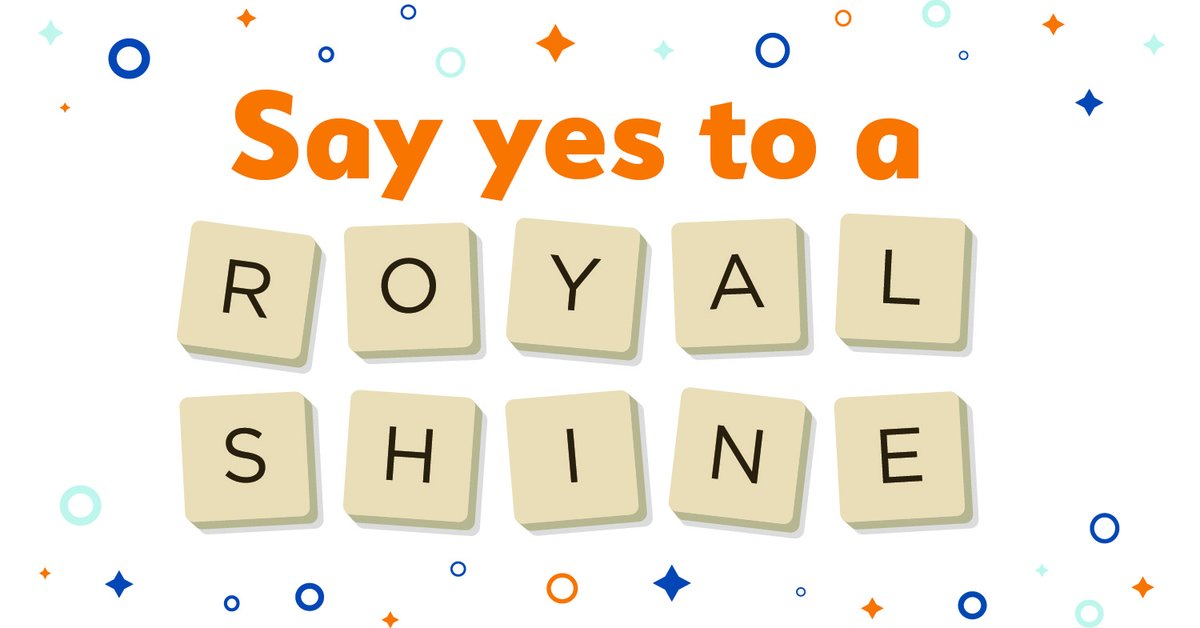 Happy #NationalScrabbleDay! This iconic game has been played for almost 100 years. While we haven't been around that long, we're well on our way to becoming a #Shawnee staple. Come by #RoyalShine — THE #neighborhood #carwash — for the best shine in town.