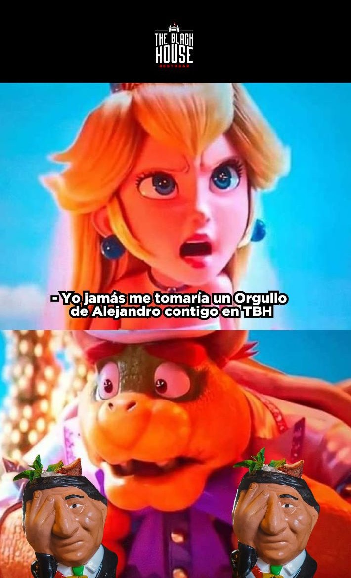 Ciudadano TBH, no te quedes sin el tuyo antes de que te dejen en la friendzone  🏃

    NUEVA PRESENTACIÓN 
"ORGULLO DE ALEJANDRO" 🥃🍃

#MarioMovie #MarioBrosMovie #princesa #bartematico #AlejandroToledo #cocteles #PeachesPeaches #Peaches #DiaDelBeso #DiaInternacionalDelBeso