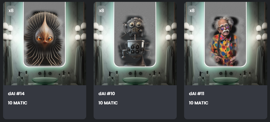 MrNolihe's tweet photo. GM, 6 nouveaux #NFT de ma collection #OnedAI #OneVision sont disponibles sur #opensea 🔥
Le 7e de la semaine était le spécial Pâques, il a été posté lundi.
Lien de la collection : https://t.co/F9ICSEdTnM https://t.co/KgnaZhsCW2