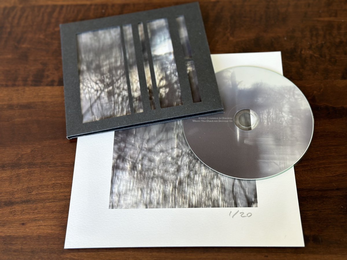 EveryConstant's tweet image. "Where the shadows become us" is now available on limited  edition cassette and CD. Both formats include an original art print. everyconstantisobsolete.bandcamp.com/album/where-th…