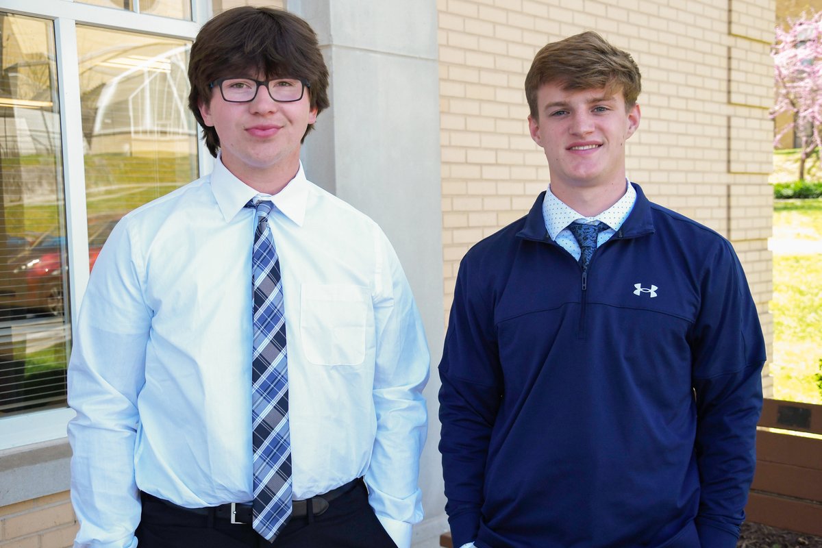 Sam Evans, a senior at Liberty High School, and Austin Ailor, a senior at Berkeley Springs High School, were awarded scholarships for their participation in the College of Business Financial Plan and Entrepreneurship Scholarship Contest.
Read the story: tinyurl.com/mpw6446b