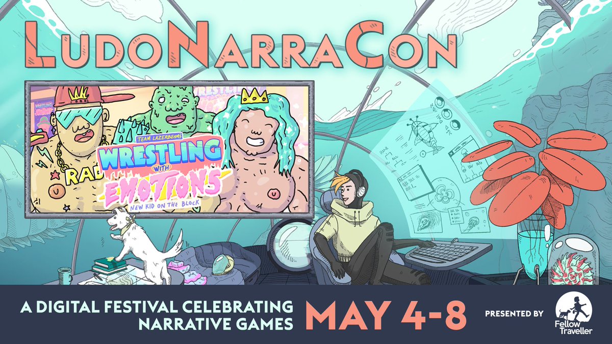 Absolutely stoked to announce that Wrestling With Emotions: New Kid on the Block is going to be featured in #LudoNarraCon. Thanks <a href="/fellowtravellr/">Fellow Traveller</a> for the opportunity. 

I suppose we better start working on a demo 👀