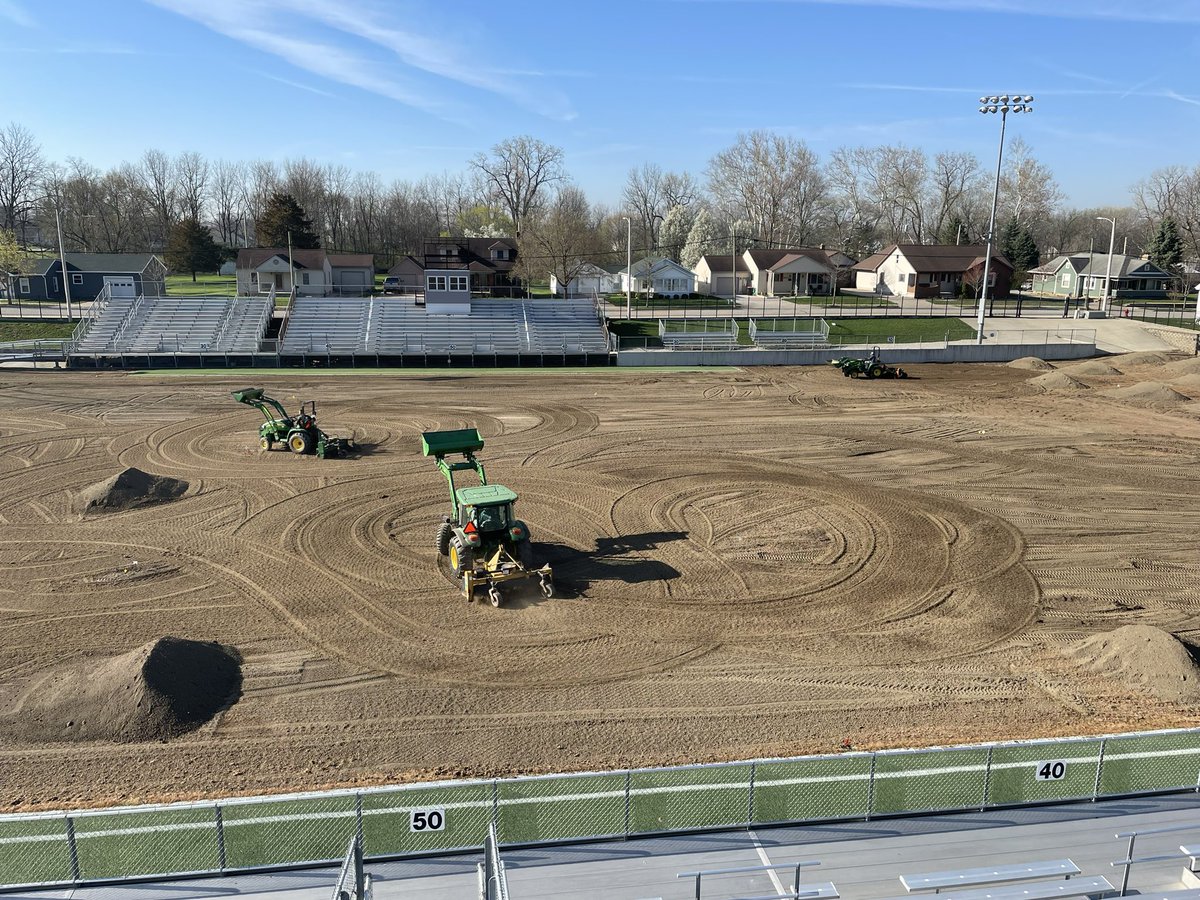 Versailles Athletics on Twitter "HB Hole Field getting a makeover this
